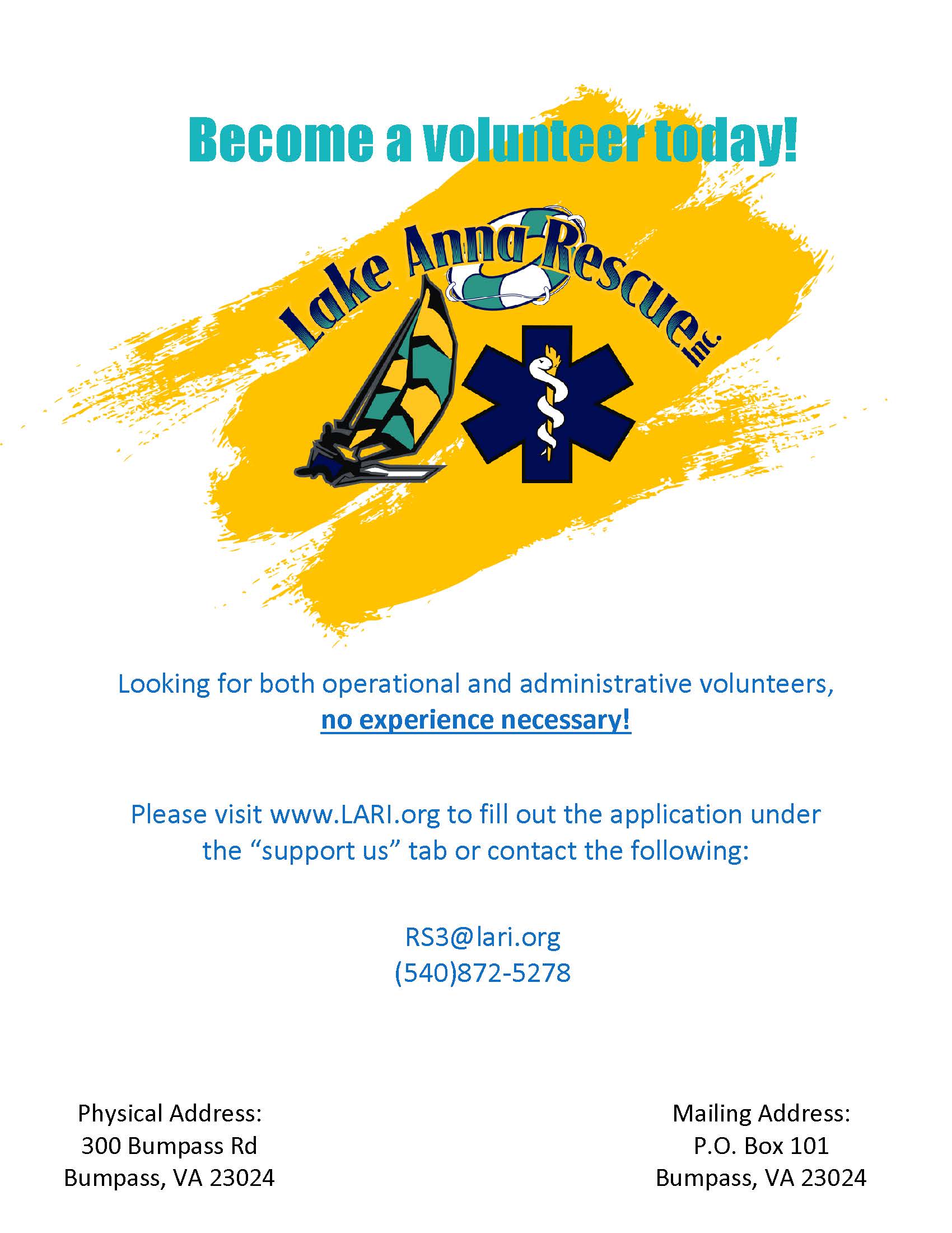 LARI Volunteer Flyer